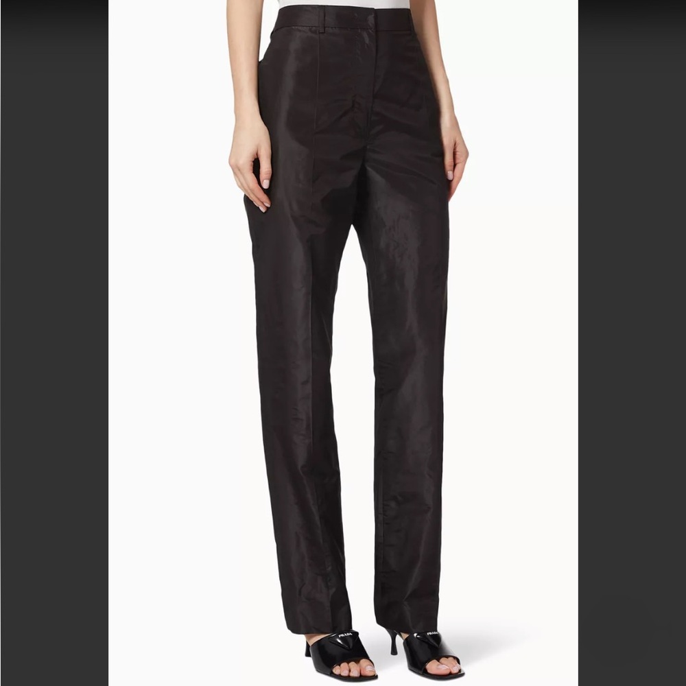 Prada Black Taffetas Pants